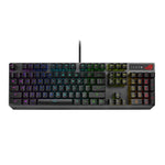 Asus ROG Strix SCOPE RX PBT RGB Gaming Keyboard, All-round Illumination, IP57, USB Passthrough, Alloy Top Plate, FPS-ready, Stealth Key, PBT keycaps