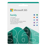 Microsoft Office 365 Family, 6 Users - 5 Devices Each (PC, Mac, iOS & Android), 1 Year Subscription